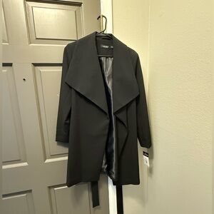 Ralph Lauren Women's Crepe Belted Wrap Coat